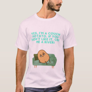 COUCH POTATO T - Shirt - Funny Couch Potato