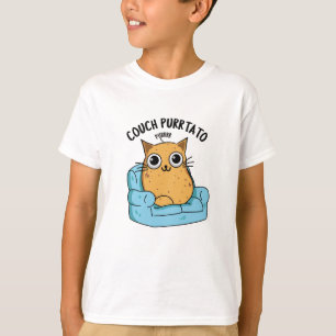 Couch Purrtato Funny Potato Puff T-Shirt