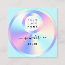 Couch Therapeut Holograph QR Code Logo Foto Aqua