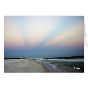 Couché de soleil de la côte du golfe de Floride