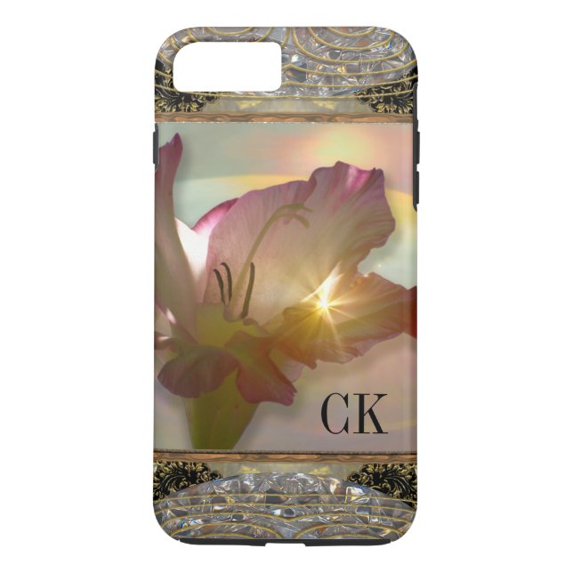 Couché du soleil Floral Case-Mate iPhone Hülle (Rückseite)