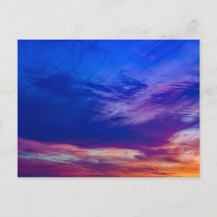 coucher de soleil à la plage 3 carte postale