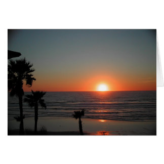 Coucher de soleil à San Diego sur Pacific Beach