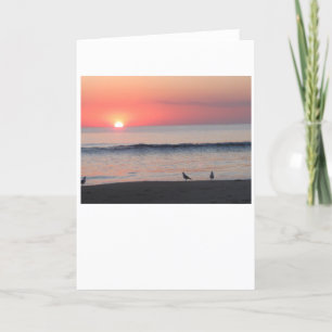 Coucher de soleil, carte