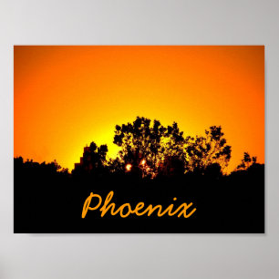 Coucher de soleil coloré par Bobby Mikul Poster
