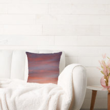 Coucher de soleil : Coussin