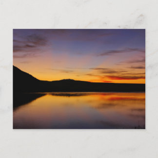 Coucher de soleil dans le Wyoming carte photo occi