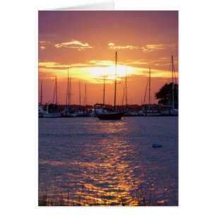 Coucher de soleil de la passion violette