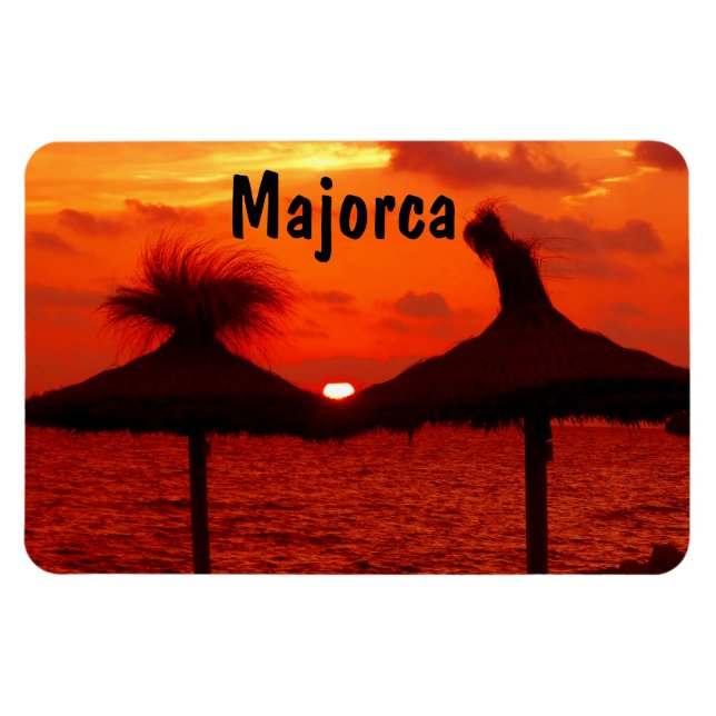 Coucher de soleil de Majorque - Magnet (Horizontal)