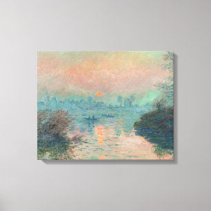 Coucher de soleil de Monet sur la Seine Impression