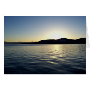 Coucher de soleil de Tahoe