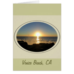 Coucher de soleil de Venice Beach