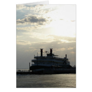 Coucher de soleil du fleuve Mississippi