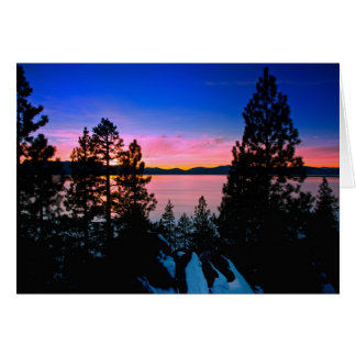 - Coucher de soleil du lac Tahoe 2011
