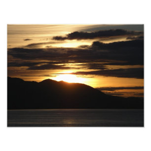 Coucher de soleil en Alaska III Photographie magni