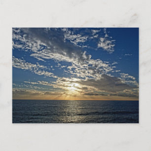 Coucher de soleil en Ligurie - Carte postale Cinqu