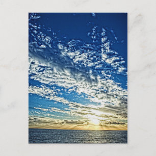 Coucher de soleil en Ligurie - Carte postale Cinqu