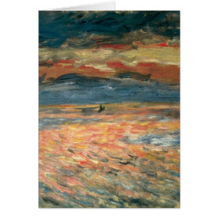 Coucher de soleil en mer par Pierre Renoir, Art Vi