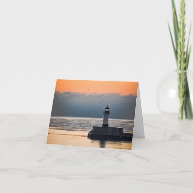 Coucher de soleil et phare (Devant)