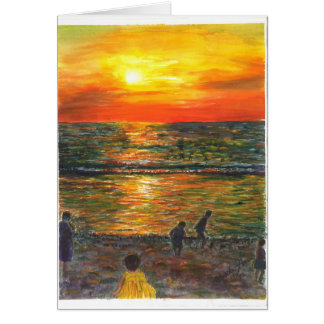 Coucher de soleil hawaïen