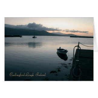 Coucher de soleil irlandais : Carlingford Lough