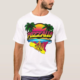 Coucher de soleil Pozzallo Sicilia avec T-shirt Pa