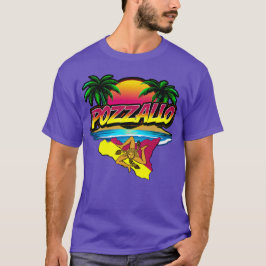 Coucher de soleil Pozzallo Sicilia avec T-shirt Pa