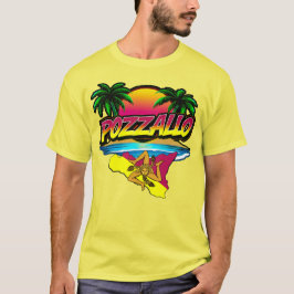 Coucher de soleil Pozzallo Sicilia avec T-shirt Pa