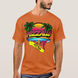 Coucher de soleil Pozzallo Sicilia avec T-shirt Pa