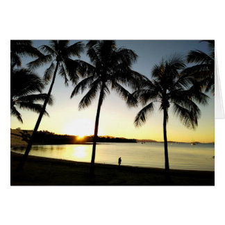 Coucher de soleil sur Airlie Beach, QLD, Australie