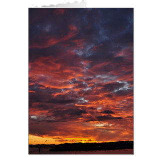 Coucher de soleil sur Auckland