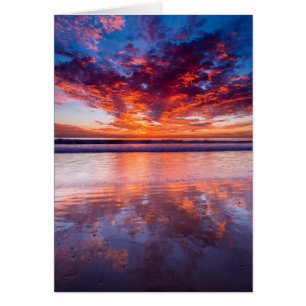Coucher de soleil sur la mer, Californie