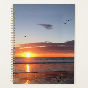 Coucher de soleil sur la plage