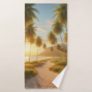 coucher de soleil sur la plage des Caraïbes/tropic