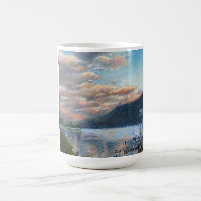 Coucher de soleil sur la tasse de Locarno (Centre)