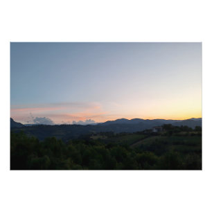 Coucher de soleil sur les Carpates – Photographie