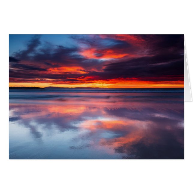 Coucher de soleil sur les îles Anglo-Normandes, CA (Devant horizontal)