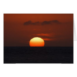 Coucher de soleil sur l'océan