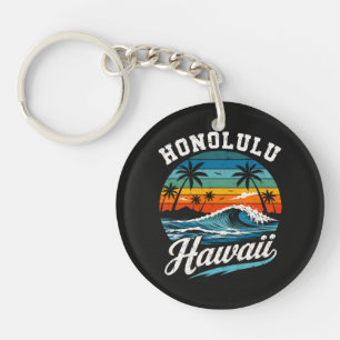 Coucher de soleil surf Honolulu Hawaï