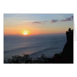 Coucher de soleil tropical