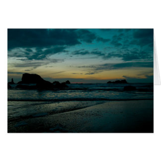 Coucher du soleil 02 de côte de l'Orégon
