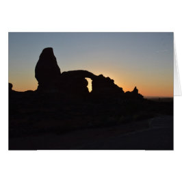 Coucher du soleil au Parc national des Arches