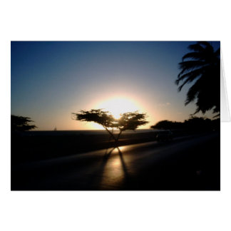 Coucher du soleil dans Aruba