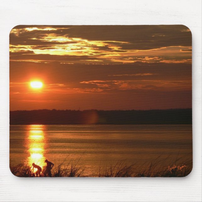 Coucher du soleil de beauté - tapis de souris (Devant)