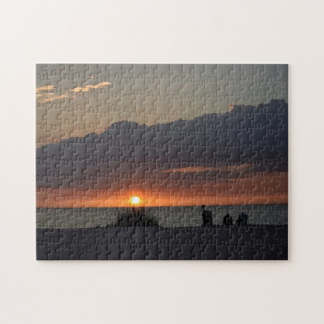 Coucher du soleil de Côte du Golfe - puzzle de la (Horizontal)