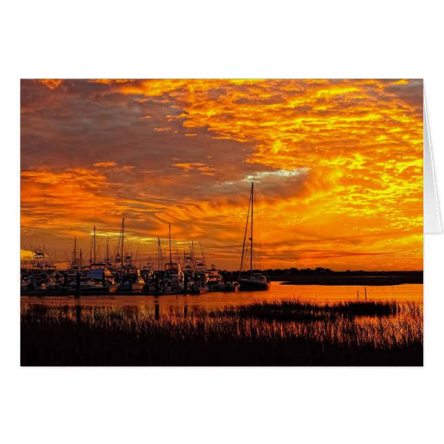 Coucher du soleil de crique de Tolers (Devant Horizontal)