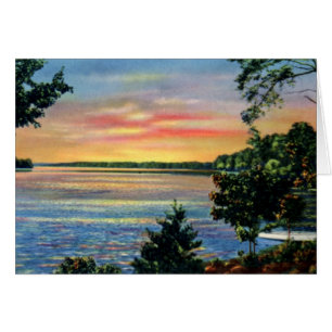 Coucher du soleil de Huntersville la Caroline du