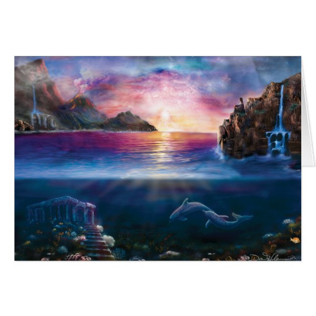 Coucher du soleil de Scorpion (Devant horizontal)