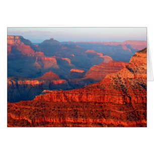coucher du soleil du grand canyon