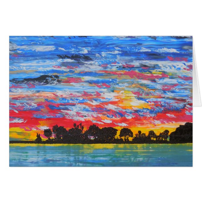 coucher du soleil du port de Dana (Devant horizontal)